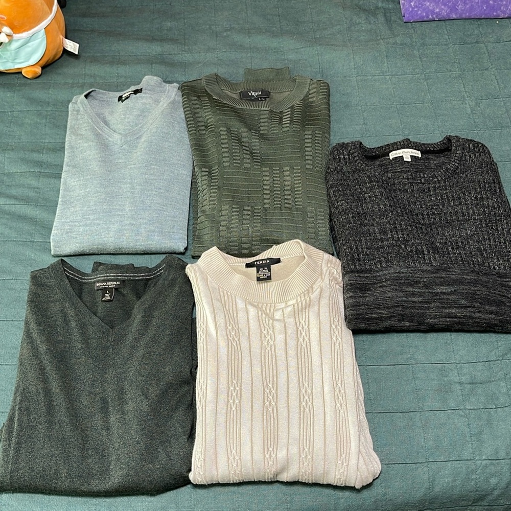 Vintage Lightweight Sweaters (Lot of 5)!